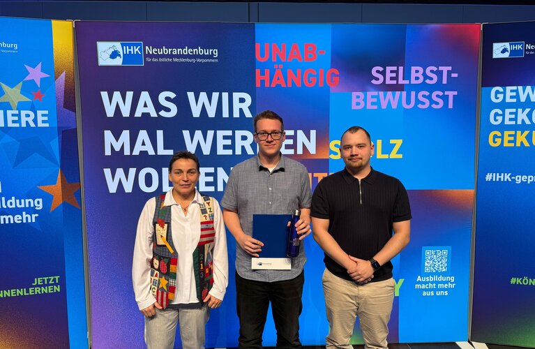 [Translate to English:] Bester Azubi 2025